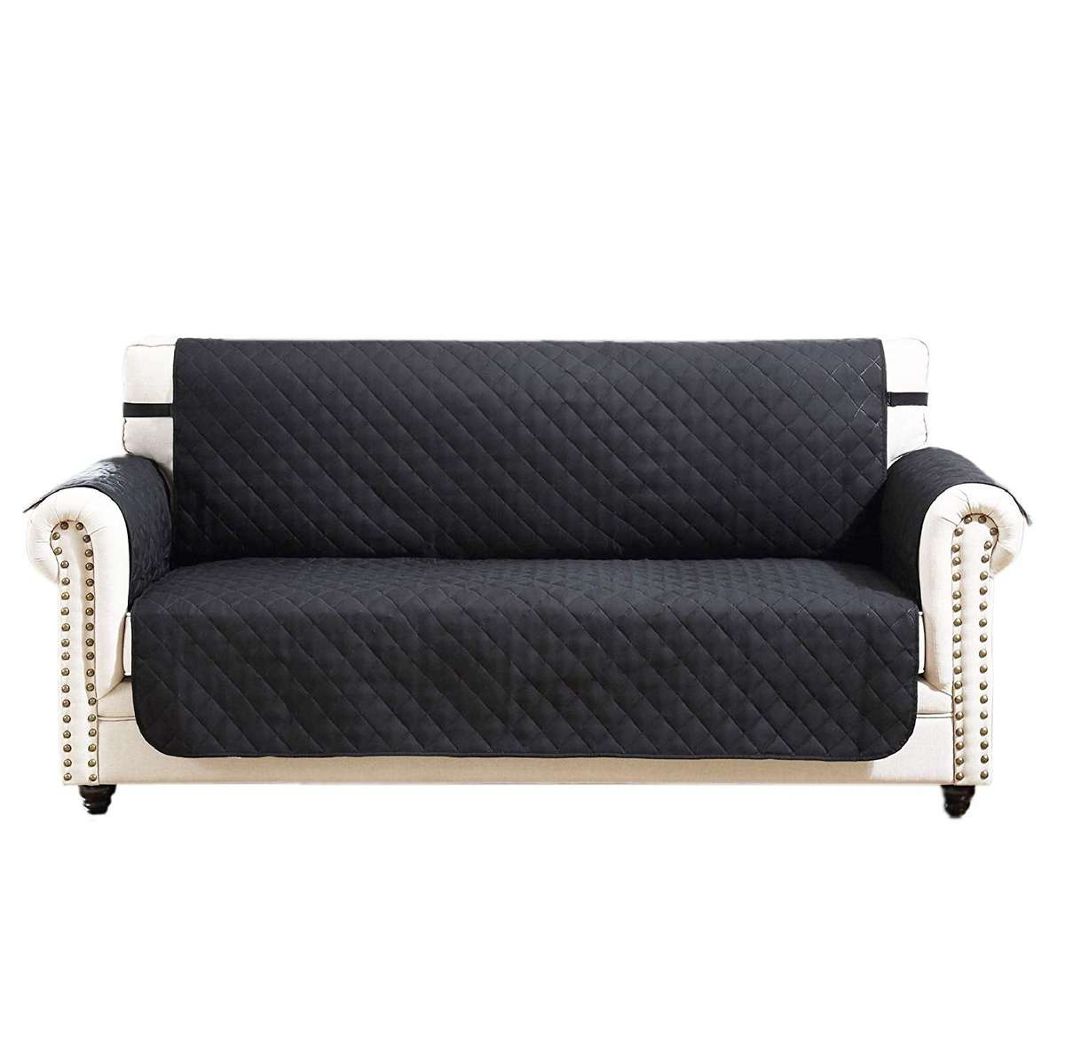 2 Seater Couch Covers - Beige