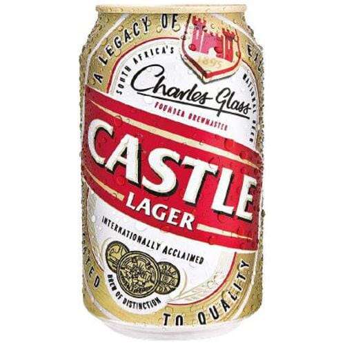 CASTLE LAGER CAN 330ML - 24