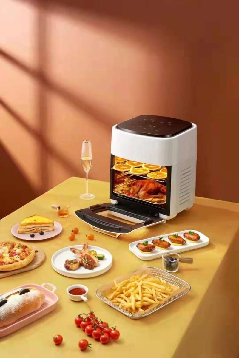 Air Fryer 15 Liter Jumbo Digital Silver Crest - Black