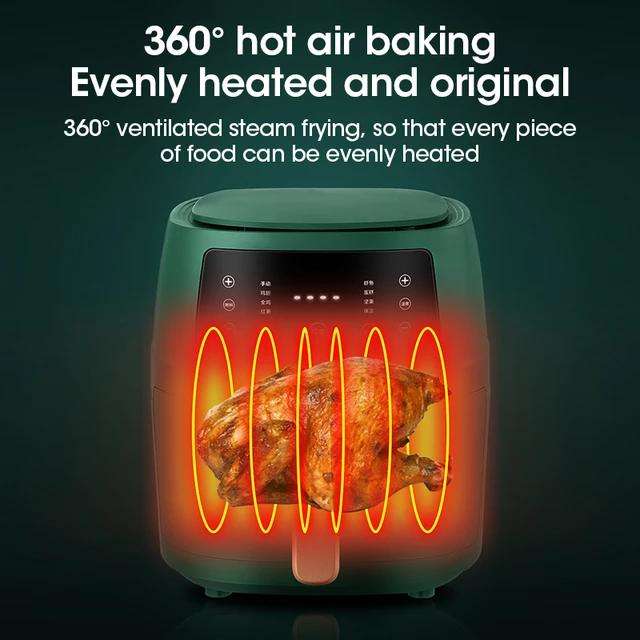 8 Liter Digital Air Fryer  Silver Crest - Red