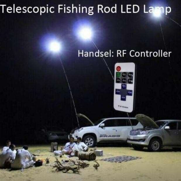 Camping Light - Multifunction Fishing Rod & Outdoor Camping Light!