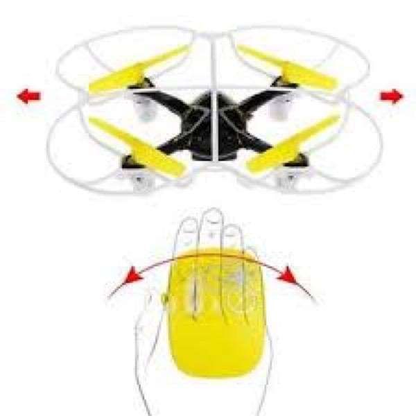Remote Control Motion Gesture Induction Controlling Drone RC Quadcopter