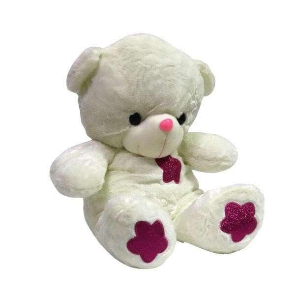 GLOW IN THE DARK WHITE PLUSH TEDDY