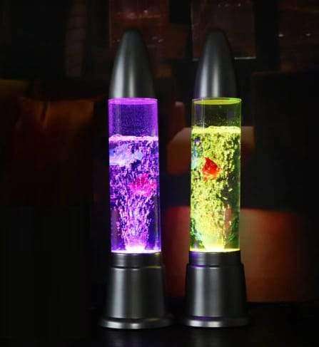 Magma Fish Rocket Lamp