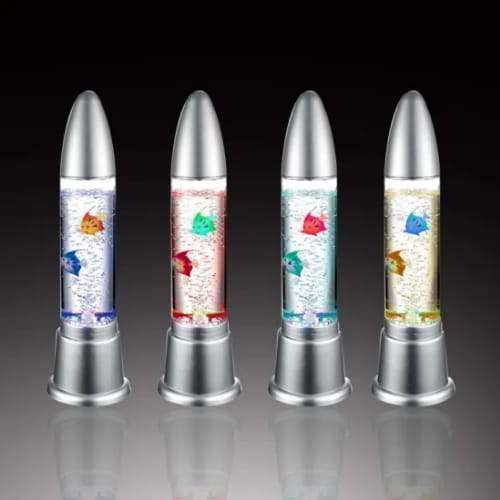 Magma Fish Rocket Lamp