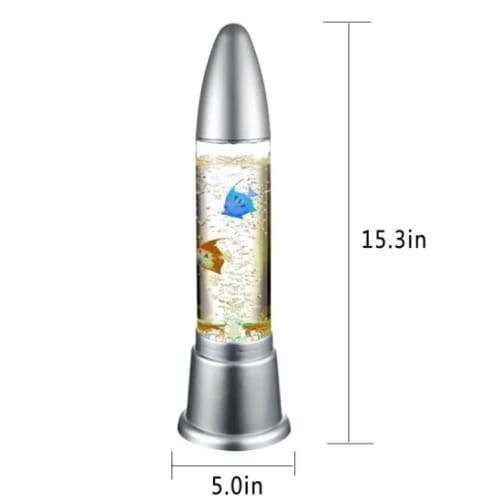 Magma Fish Rocket Lamp