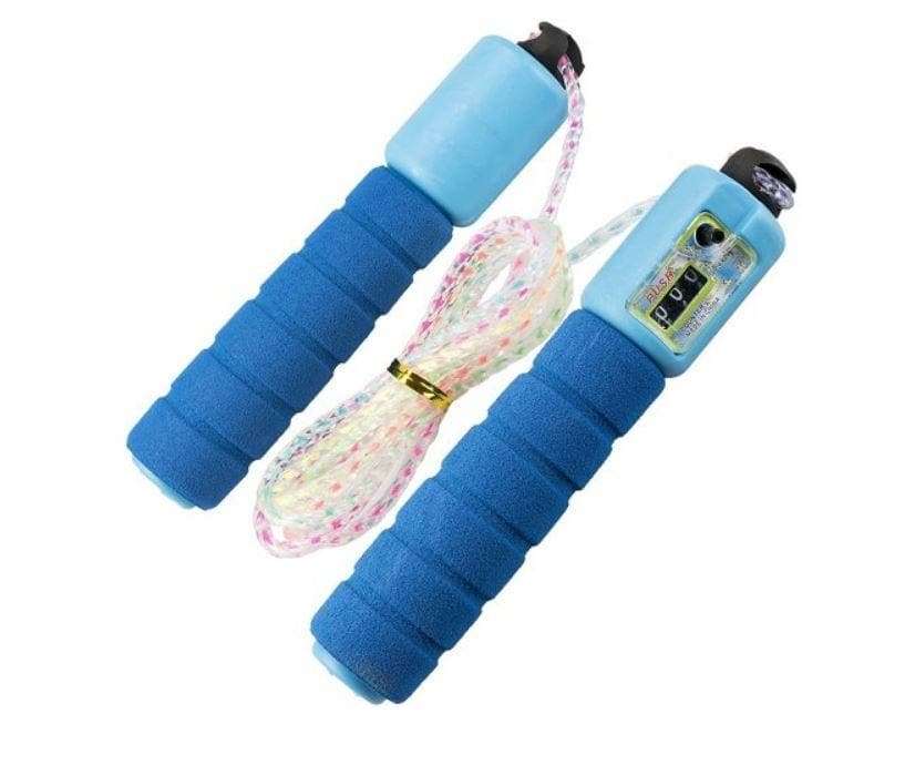 Skipping Rope With Counter+ Spray Water Bottle!