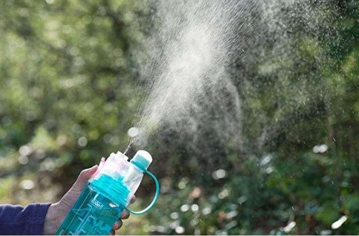 Skipping Rope With Counter+ Spray Water Bottle!