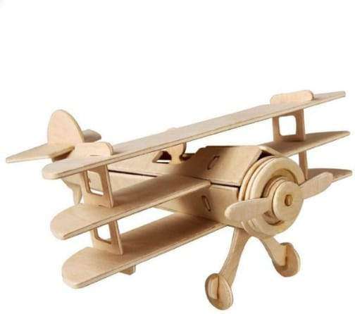 3D Wooden Puzzle Triplane (24pc)