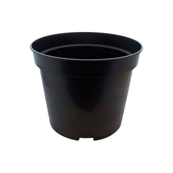 Round Black 25L Pot