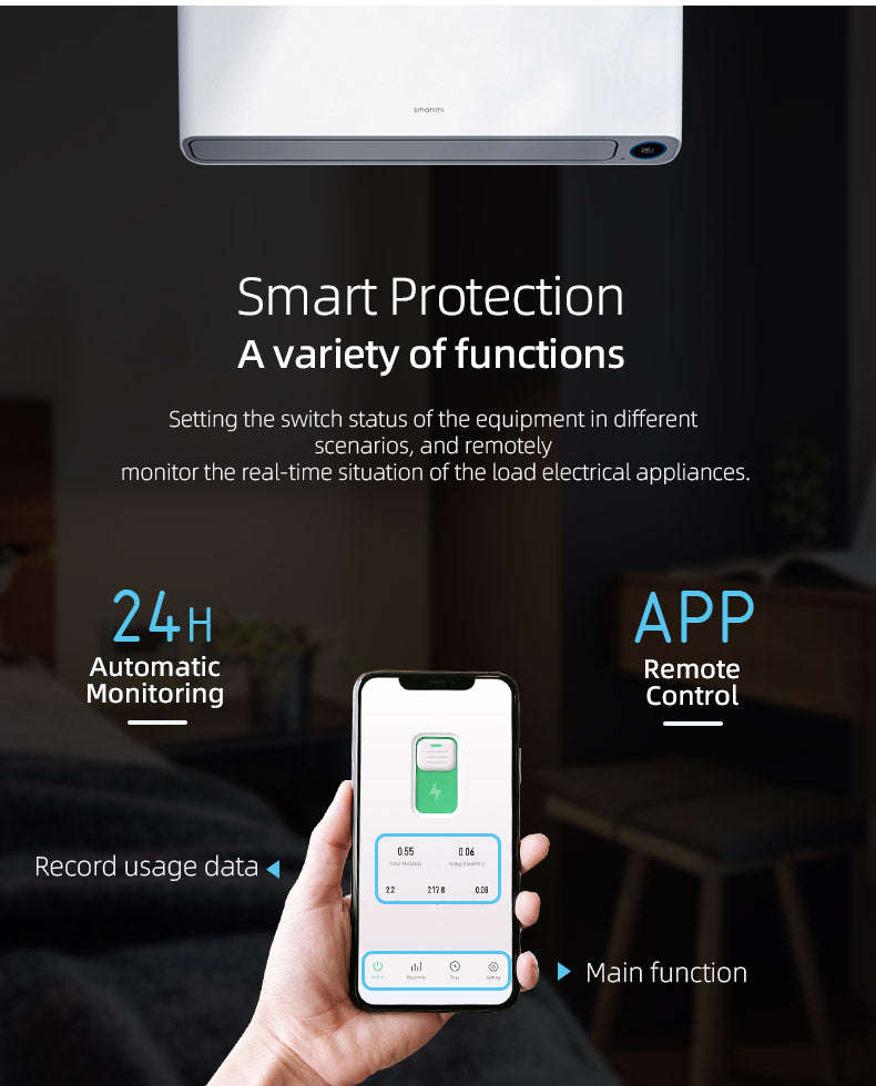Wireless WiFi Smart WiFi Geyser timer switch - Smart Life/Tuya app 63A WiFi Smart Circuit Breaker