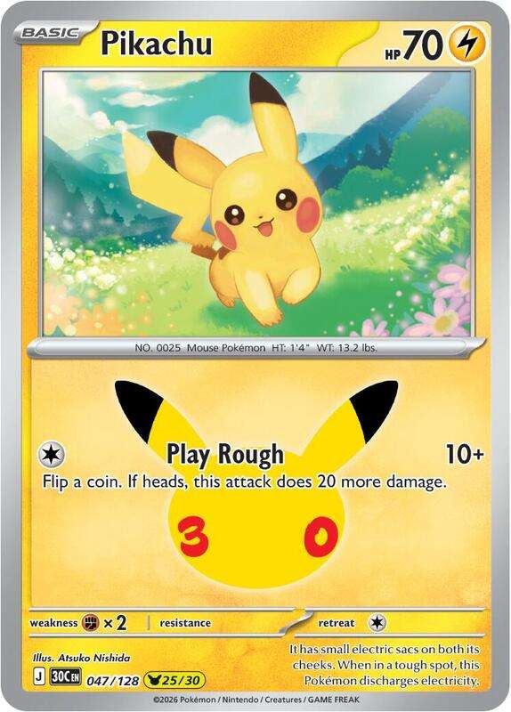 Pikachu - 047/128 - Pikachu - 047/128
