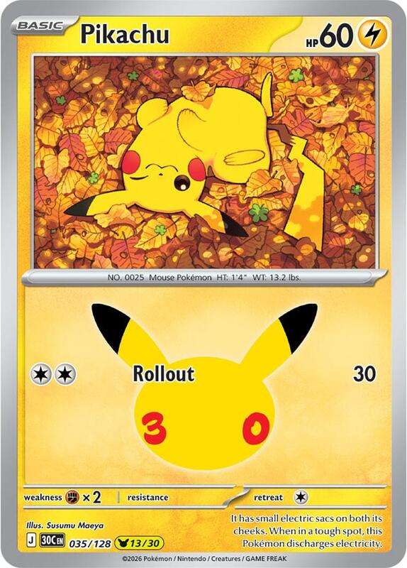 Pikachu - 035/128 - Pikachu - 035/128