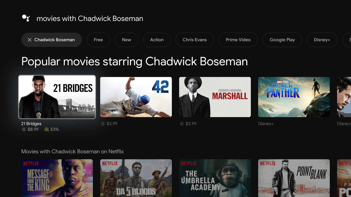 Chromecast with Google TV - 4K Streaming device with latest Google Assistant Voice Remote
