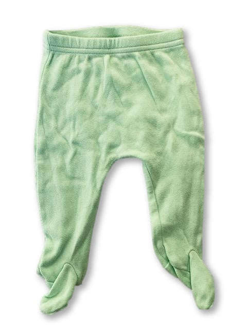 3-6 Months Plain Green Long Pants - Jet