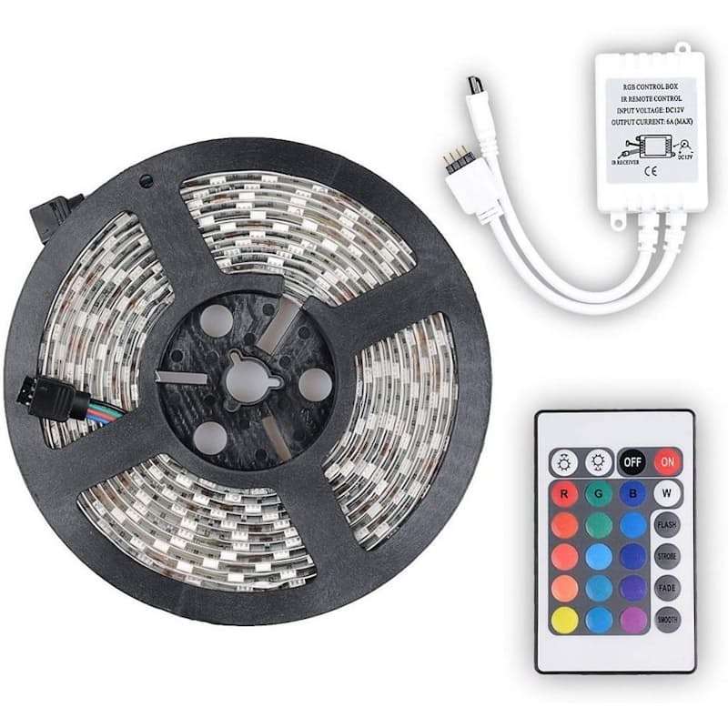 RGB 5 Meter Strip Light with Remote Control