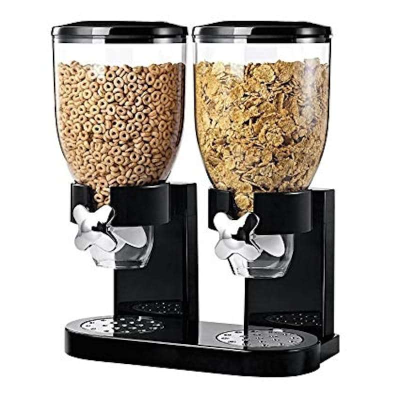 CEREAL DISPENSER TWO BOTTLES