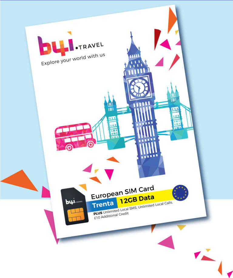 B4I.TRAVEL - European Travel SIM - Trenta