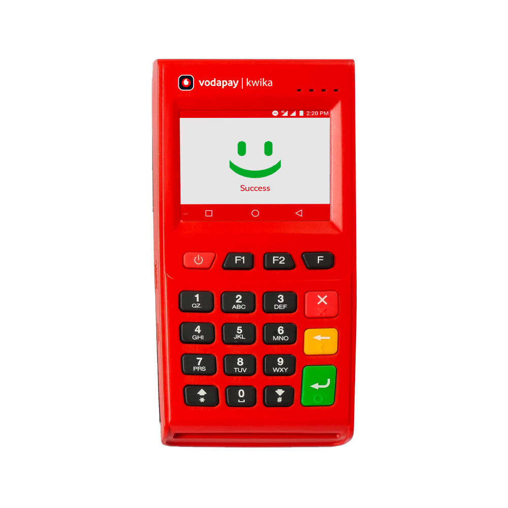 VODAPAY Kwika K300 - Portable Card Machine - Red