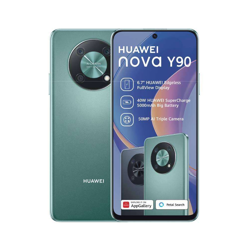 HUAWEI nova Y90 128GB (Dual SIM) + Huawei Table Lamp