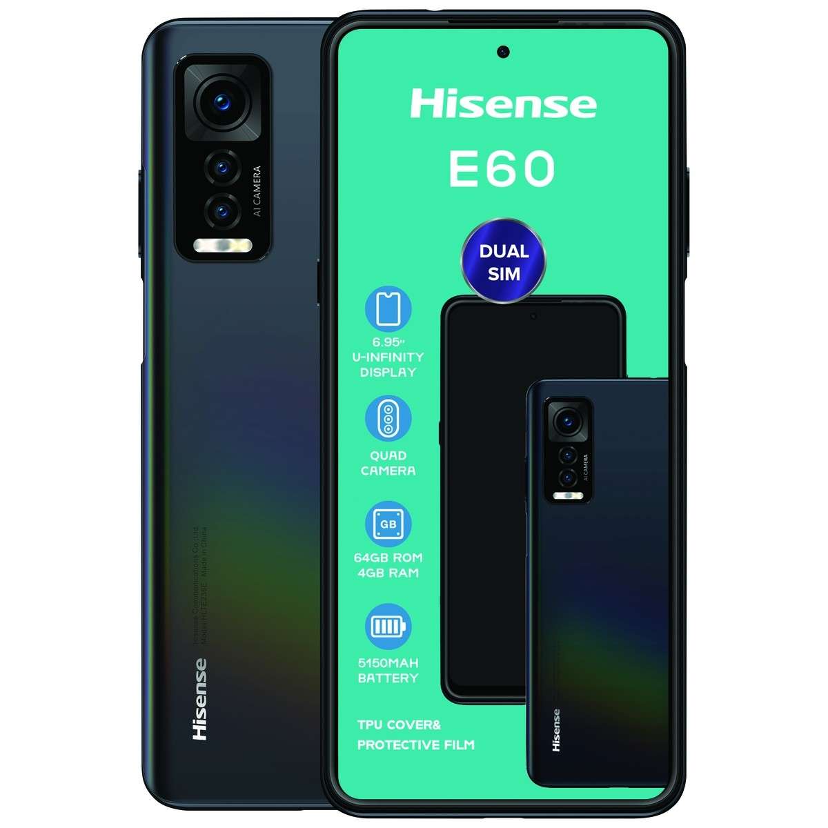 HISENSE E60 (Dual SIM) - Black