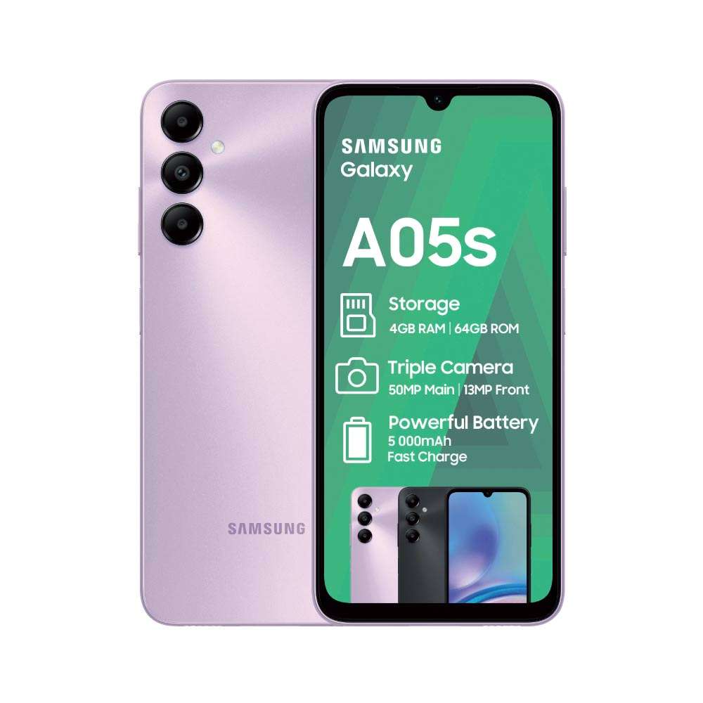 SAMSUNG Galaxy A05s 64GB (Dual-SIM) - Vodacom Network Locked