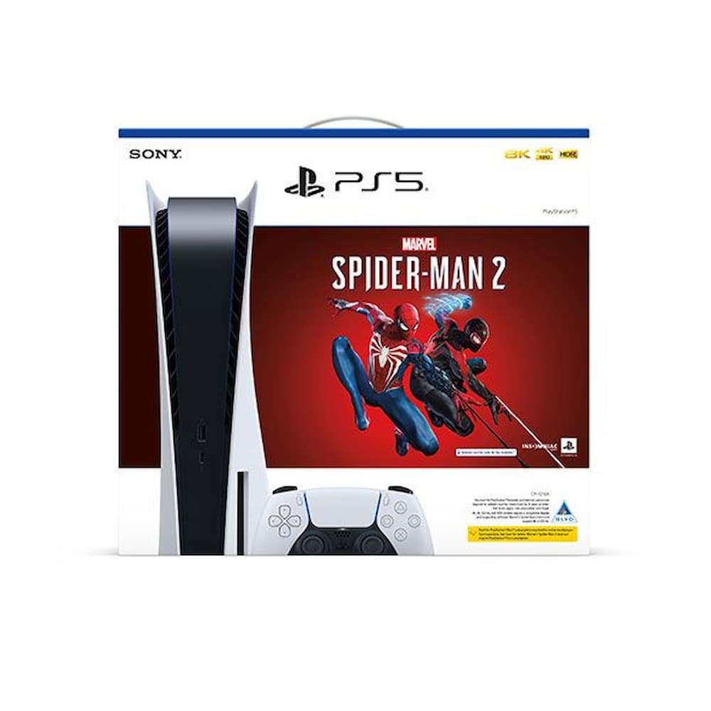 PLAYSTATION 5 Digital Edition Console with Marvel Spider-Man 2