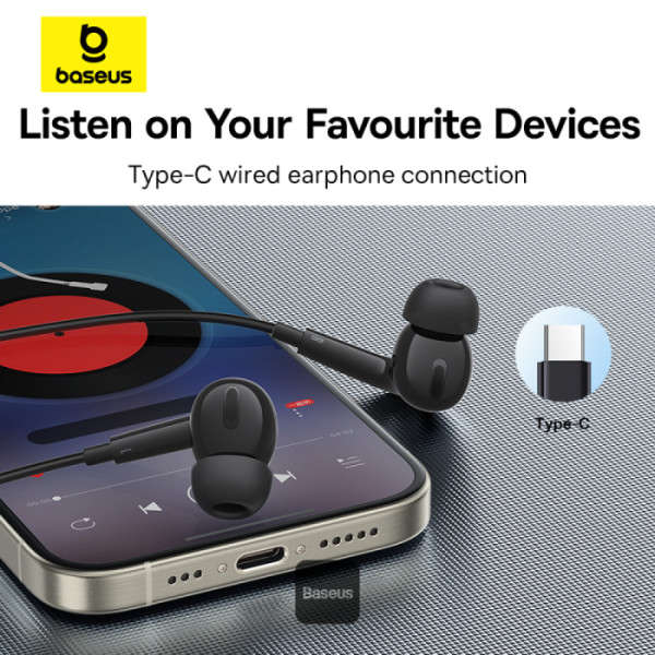 Baseus Encok CZ18 Type-C Wired Earphones