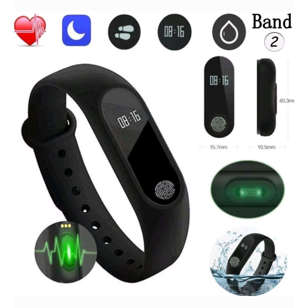 M2 Smart Bracelet With Heart Rate Monitor