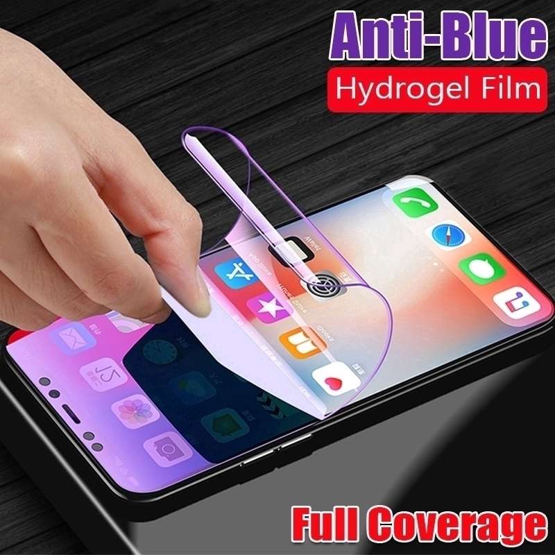 Anti Blue Ray Silicone Hydrogel Full Cover Screen Protector for ALL models