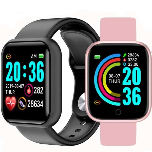 Y68 Smart Watch Heart Rate Monitor