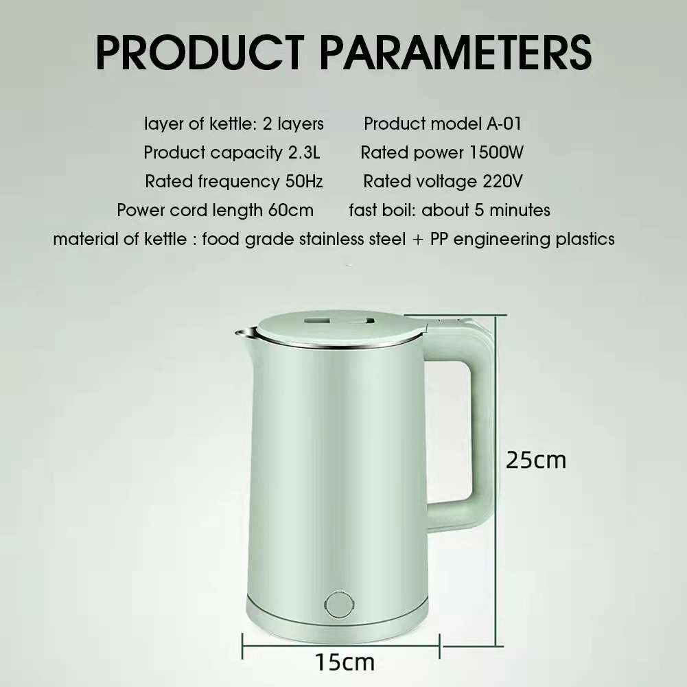 Electric Kettle 2.3 Liter HARWA