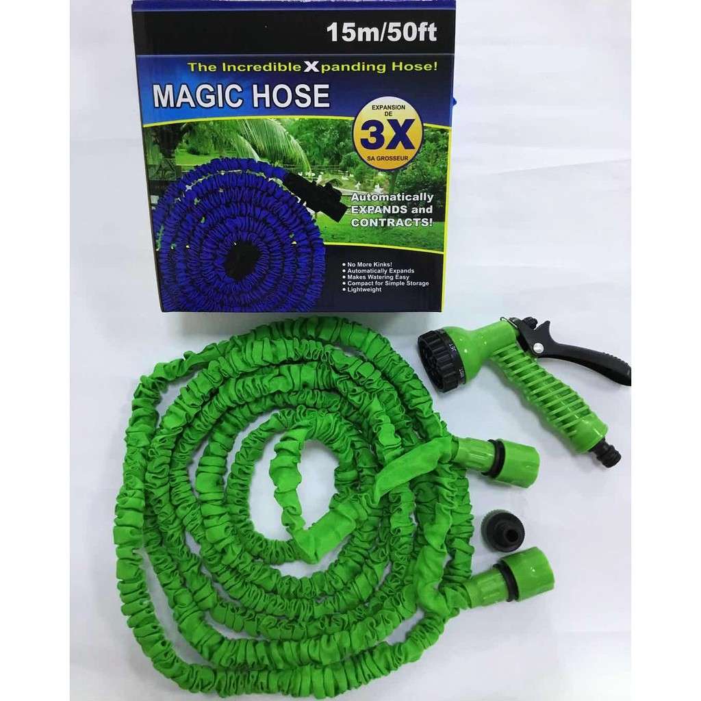 Retractable Garden Magic Hose Pipe  15M  50FT