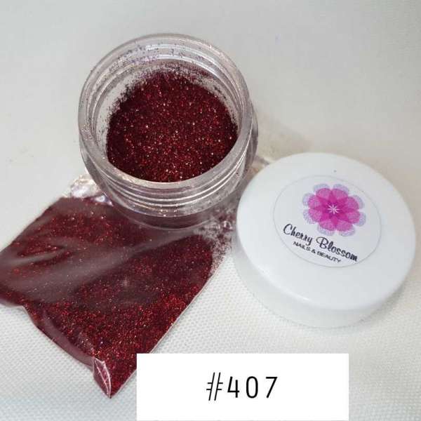 Fine Glitter Holographic Wine Red #407