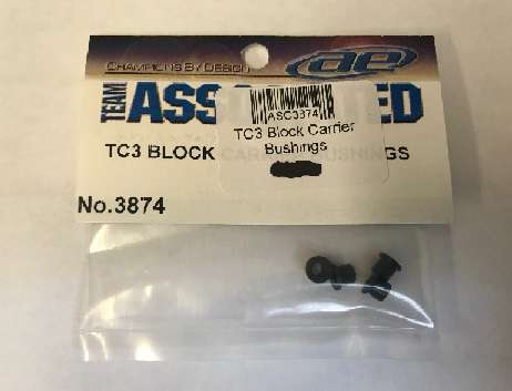 3874 Team Associated TC3 Block Carrier Bushings