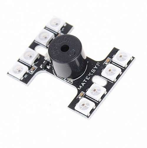 WS2812B Matek Systems Tail Light & Loud Buzzer, Dual Modes