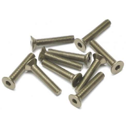 Hex Socket Flat Head Screw M3x14 (10)