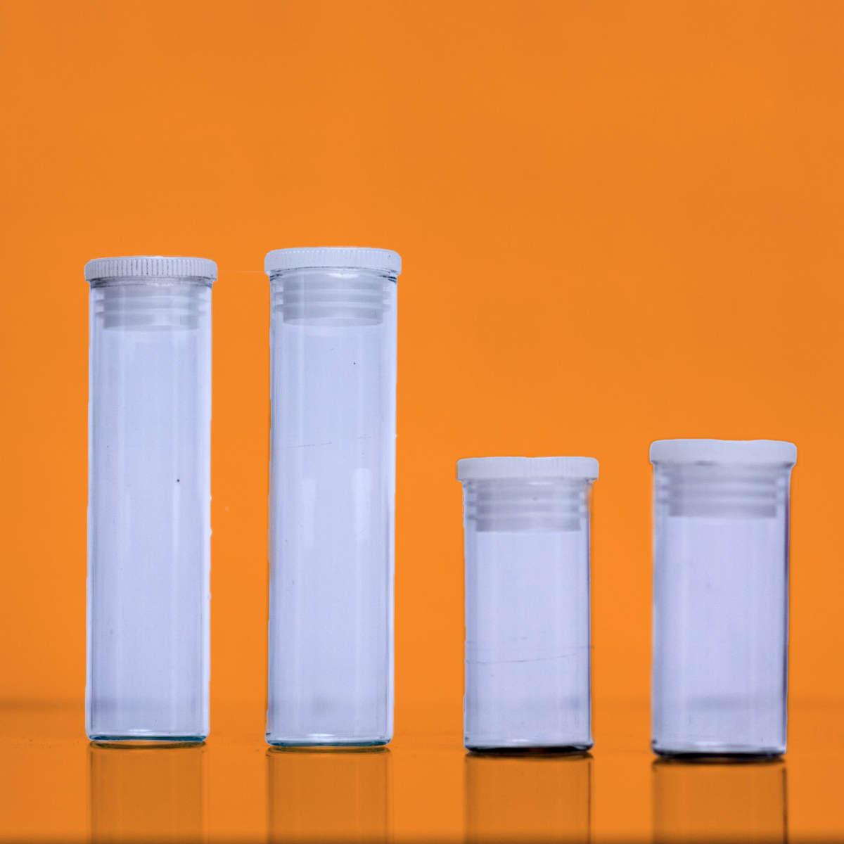 Glass Poly Top Vials - 10ml