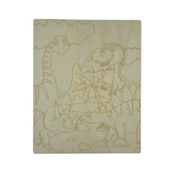 Wooden Paint Set - Dinosaurs