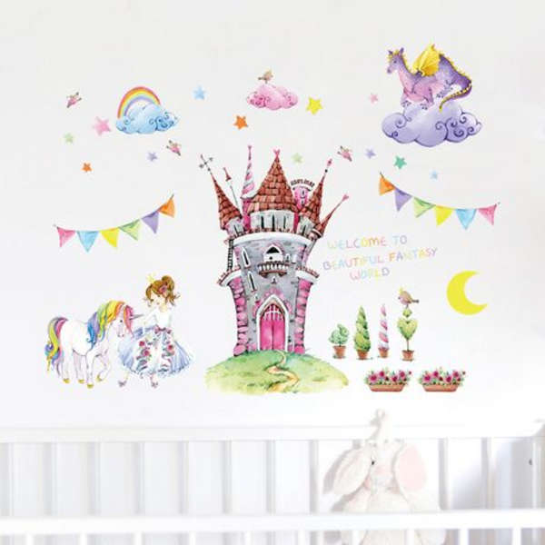 Enchanting Castle Princess Decor/ Wall Art- SK9302