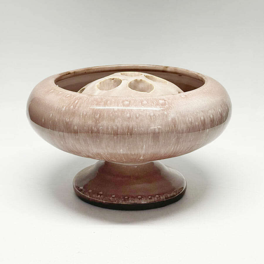 Linnware Small Pink Standing Planter and Frog