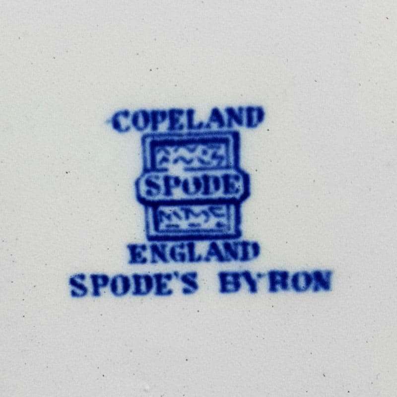Copeland Spode Blue Byron Fish Plate