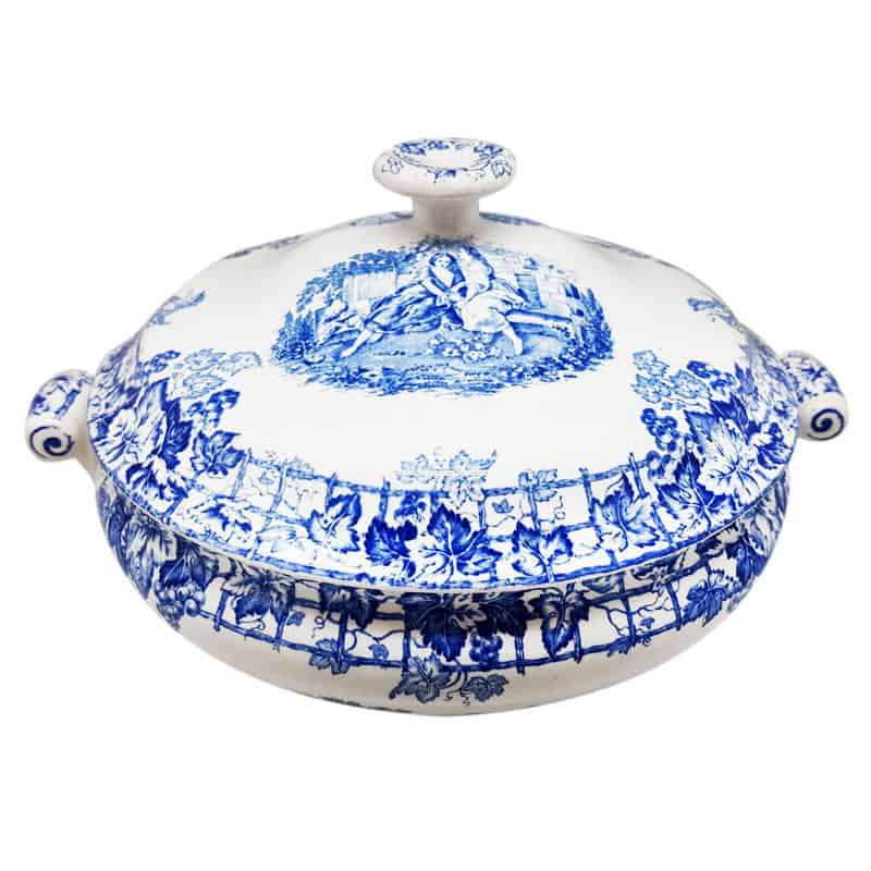 Copeland Spode Blue Byron Vegetable Dish