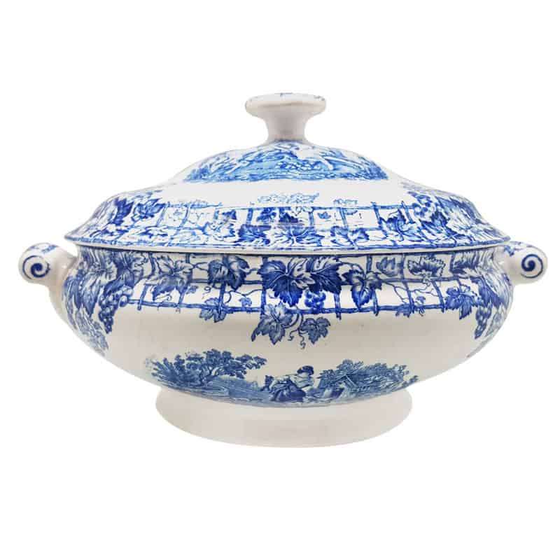 Copeland Spode Blue Byron Vegetable Dish