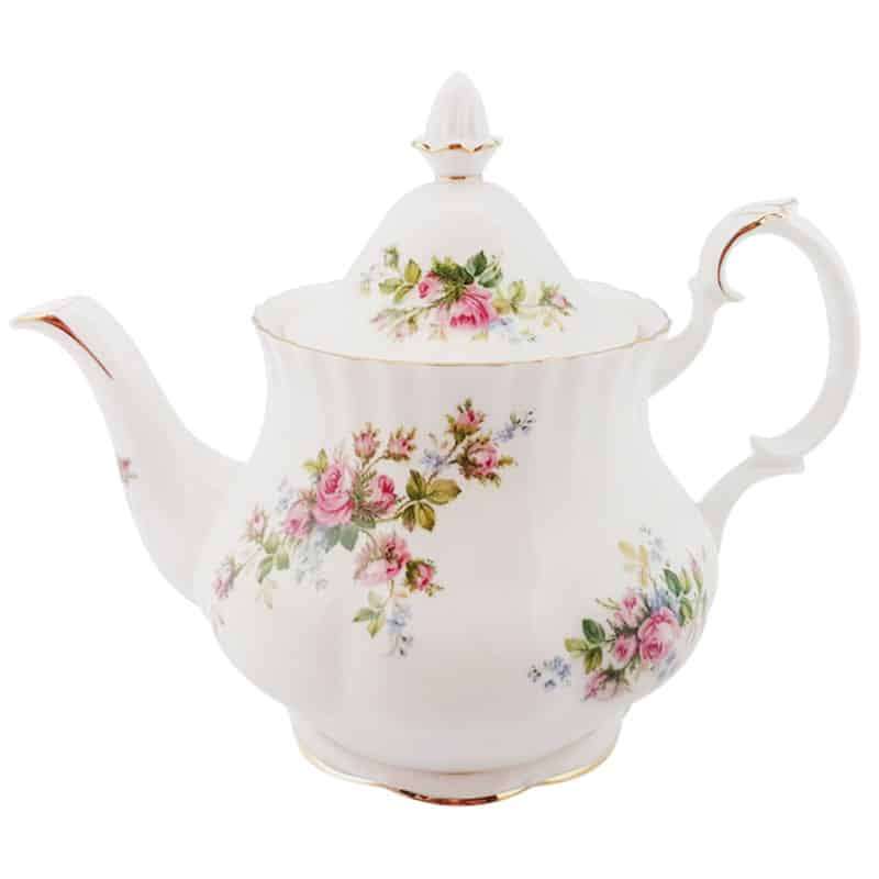 Royal Albert Moss Rose Tea Pot