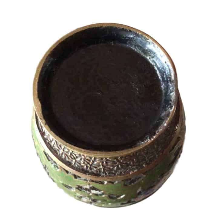 Pair Japanese Double Handled Cloisonn Vases