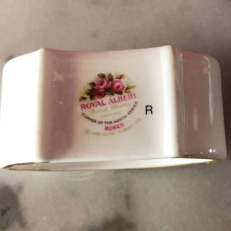 Royal Albert June  Flower Of The Month Serviette Ring