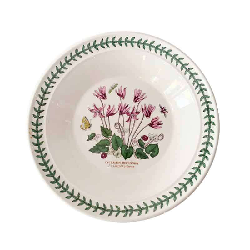 Portmeirion Cereal Bowl Botanic Ivy Leaved Cyclamen