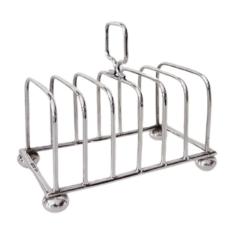Hallmarked Silver Toast Rack Sheffield 1924