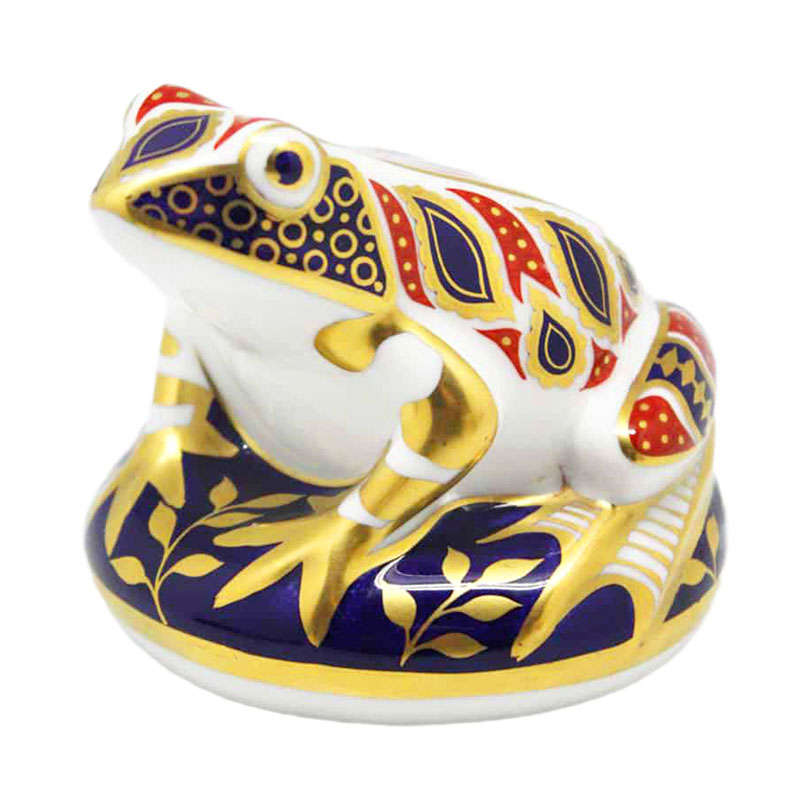 Royal Crown Derby Frog Paper Weight
